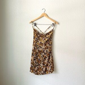 *Gorgeous* Tiger Mist Sheer Floral Mini Dress Size XS